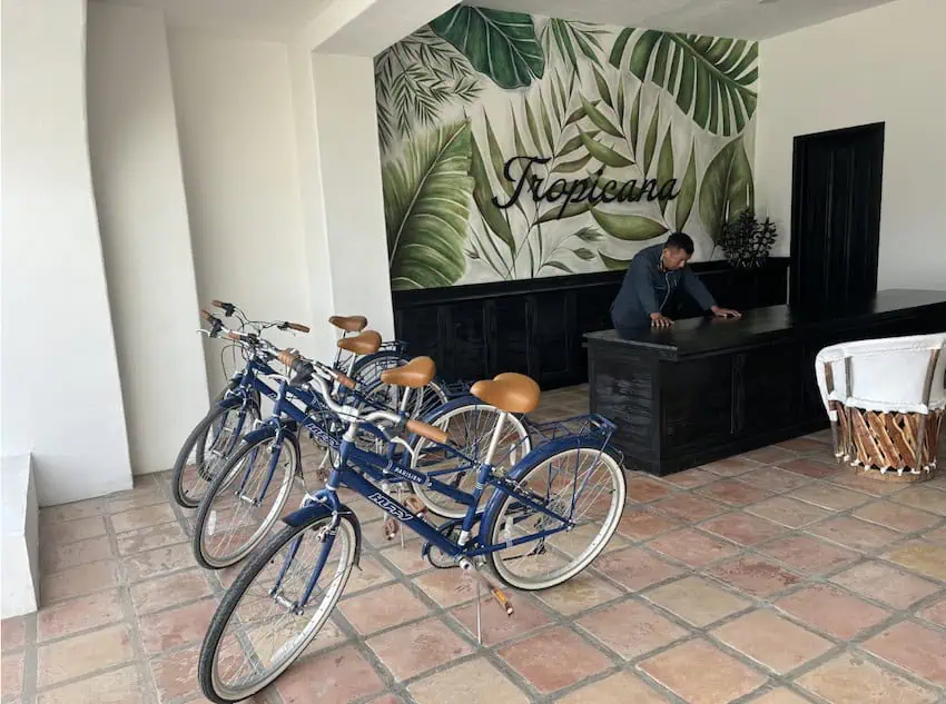 Complimentary bikes at Tropicana Los Cabos